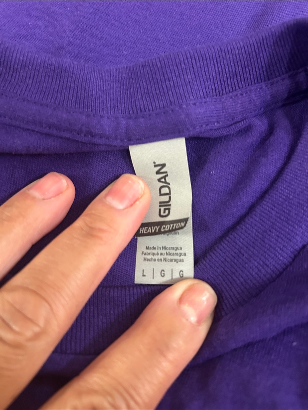 Gildan Purple Prince Tribute Tee with Doves Graphic - Picture 3 of 4